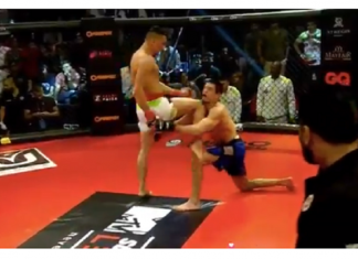 Genunchi brutal candidat la titlul de KO-ul anului! Genunchi brutal candidat la titlul de KO-ul anului!