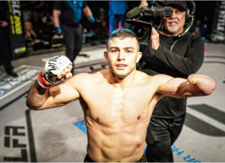 Un luptător fără o mână ar putea ajunge în UFC! Acesta va concura în cadrul show-ului de noi talente organizat de Dana White Un luptător fără o mână ar putea ajunge în UFC! Acesta va concura în cadrul show-ului de noi talente organizat de Dana White