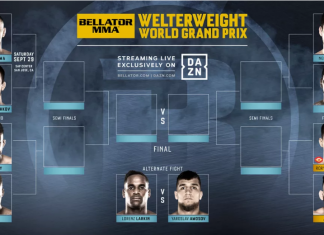 Turneul Bellator Welterweight World Grand Prix și-a stabilit luptele! Turneul Bellator Welterweight World Grand Prix și-a stabilit luptele!