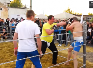 VIDEO. Luptă de stradă între un boxer de 50 de ani și un luptător de MMA ‘voluminos’ VIDEO. Luptă de stradă între un boxer de 50 de ani și un luptător de MMA 'voluminos'