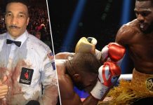 Badou Jack a suferit una dintre cele mai urâte tăieturi din box. L-a umplut pe arbitru de sânge! VIDEO. Badou Jack a suferit una dintre cele mai urâte tăieturi din box. L-a umplut pe arbitru de sânge!