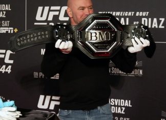 VIDEO. Dana White a arătat presei centura BMF pentru care se vor lupta Nate Diaz și Jorge Masvidal! VIDEO. Dana White a arătat presei centura BMF pentru care se vor lupta Nate Diaz și Jorge Masvidal!