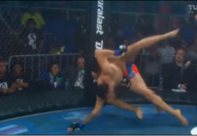 VIDEO. Nu este pentru cei slabi de înger! Intră să vezi o accidentare brutală în octogon! VIDEO. Nu este pentru cei slabi de înger! Intră să vezi o accidentare brutală în octogon!