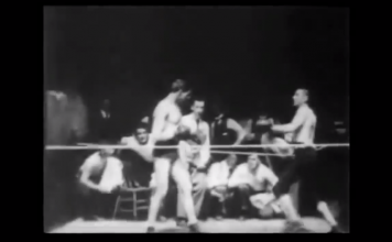 VIDEO de colecție cu primul meci de box filmat vreodată, din anul 1894 VIDEO de colecție cu primul meci de box filmat vreodată, din anul 1894