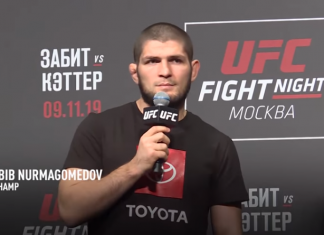 VIDEO. Vezi ce a răspuns Khabib Nurmagomedov când a fost întrebat de ce nu poartă steagul Rusiei! VIDEO. Vezi ce a răspuns Khabib Nurmagomedov când a fost întrebat de ce nu poartă steagul Rusiei!