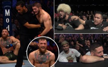 VIDEO nemaivăzut până acum de la lupta Khabib Nurmagomedov vs Conor McGregor VIDEO nemaivăzut până acum de la lupta Khabib Nurmagomedov vs Conor McGregor