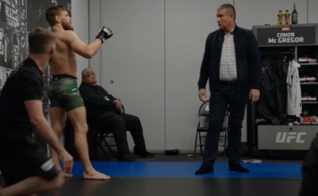 VIDEO de arhivă: Urmărește-l pe Conor McGregor în vestiar, înainte și după partida cu Khabib Nurmagomedov VIDEO de arhivă: Urmărește-l pe Conor McGregor în vestiar, înainte și după partida cu Khabib Nurmagomedov