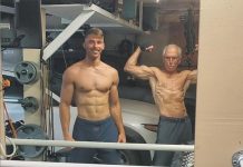 VIDEO. El are 27 de ani și tatăl lui 65 de ani, dar la corp arată la fel! VIDEO. El are 27 de ani și tatăl lui 65 de ani, dar la corp arată la fel!