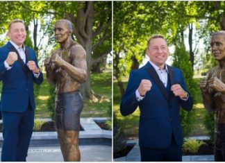 FOTO. O statuie cu Georges St-Pierre a fost inaugurată în orașul său natal FOTO. O statuie cu Georges St-Pierre a fost inaugurată în orașul său natal
