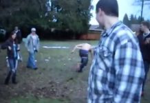 VIDEO. L-a făcut KO doar din lovituri de cap!