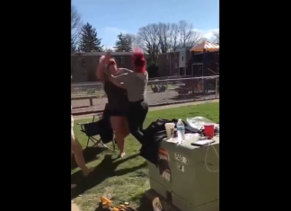 VIDEO. A luat-o la bătaie direct, fără ezitare! VIDEO. A luat-o la bătaie direct, fără ezitare!