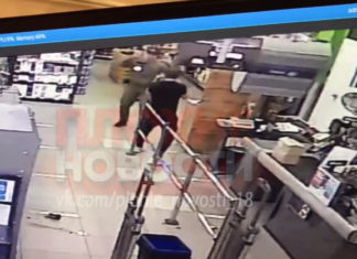 VIDEO. Paznic de supermarket vs client nervos VIDEO. Paznic de supermarket vs client nervos