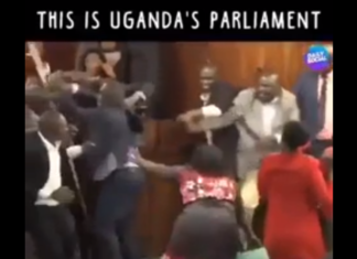 VIDEO. Bătaie generală în Parlamentul Ugandei! VIDEO. Bătaie generală în Parlamentul Ugandei!
