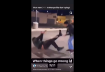 VIDEO. S-a legat de angajații unei benzinării și aceștia l-au bătut cu bâte metalice! VIDEO. S-a legat de angajații unei benzinării și aceștia l-au bătut cu bâte metalice!