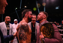 VIDEO. Vezi KO-urile din BKFC (box fără mănuși) și află de ce a intrat Conor McGregor în ring cu Mike Perry! VIDEO. Vezi KO-urile din BKFC (box fără mănuși) și află de ce a intrat Conor McGregor în ring cu Mike Perry!
