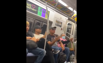 O bătaie a izbucnit în metrou pentru că o persoană a adormit pe umărul celeilalte! O bătaie a izbucnit în metrou pentru că o persoană a adormit pe umărul celeilalte!