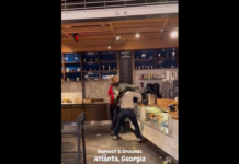 VIDEO. Bătaie între un manager și o angajată la un restaurant din aeroport! VIDEO. Bătaie între un manager și o angajată la un restaurant din aeroport!
