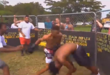 KO fără replică la o luptă de box improvizată! (VIDEO) KO fără replică la o luptă de box improvizată! (VIDEO)