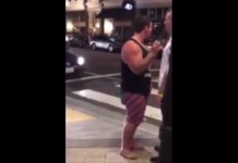 VIDEO. Un bețiv desculț e trimis la culcare dintr-o singură lovitură! VIDEO. Un bețiv desculț e trimis la culcare dintr-o singură lovitură!