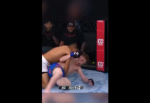 VIDEO ȘOCANT! Accidentare brutală într-un meci de MMA!