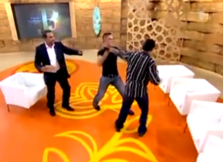 VIDEO. Bătaie în direct la o emisiune din Ungaria! VIDEO. Bătaie în direct la o emisiune din Ungaria!