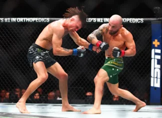 Alexander Volkanovski redevine campion în UFC după ce l-a învins pe Diego Lopes! (VIDEO) Alexander Volkanovski redevine campion în UFC după ce l-a învins pe Diego Lopes! (VIDEO)