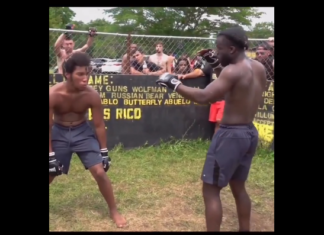 VIDEO. O bătaie se poate termina cu un singur pumn! Într-o luptă organizată semi-legal, poți avea surpriza să dai de oricine ca adversar.