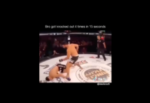 VIDEO. A fost făcut KO de 4 ori în doar 15 secunde! VIDEO. A fost făcut KO de 4 ori în doar 15 secunde!