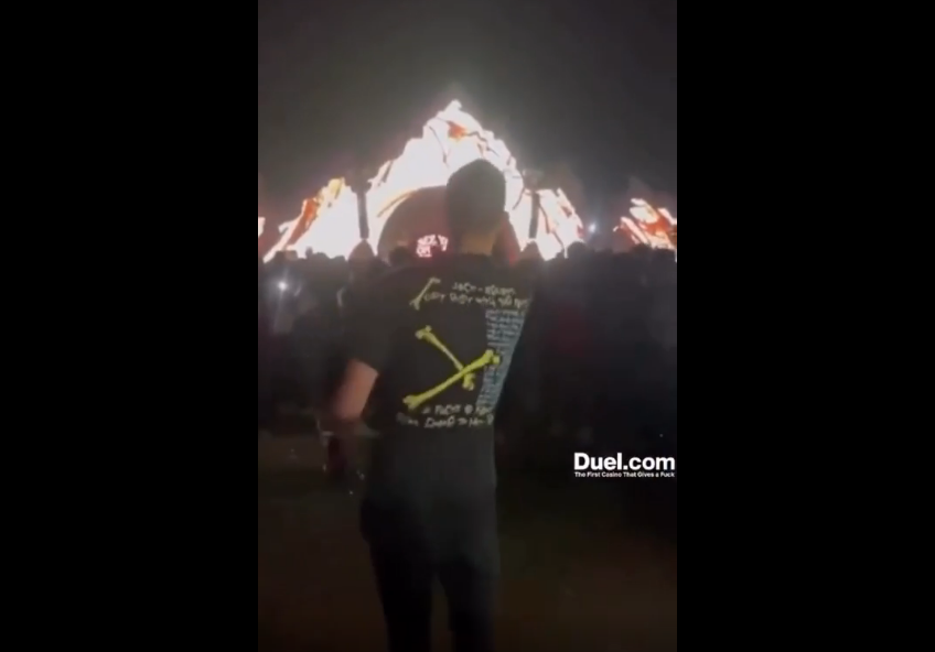 VIDEO. Ce se întâmplă dacă arunci cu o băutură în public la un festival?