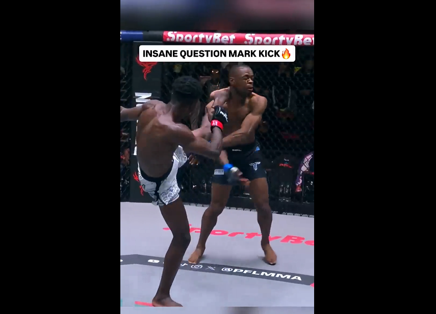 VIDEO. Vezi un KO superb realizat printr-un "Question Mark" kick!