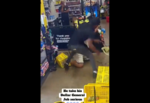 VIDEO. Nu te pune cu angajații din hypermarketuri! VIDEO. Nu te pune cu angajații din hypermarketuri!