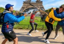 Filmare completă cu românii din Paris prinși la alba-neagra! Filmare completă cu românii din Paris prinși la alba-neagra!