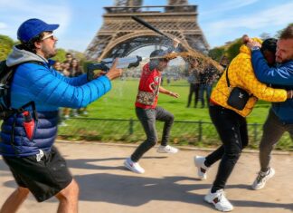 Filmare completă cu românii din Paris prinși la alba-neagra! Filmare completă cu românii din Paris prinși la alba-neagra!