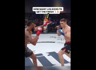 VIDEO. De câte lovituri la picioare e nevoie pentru a încheia o luptă de MMA? VIDEO. De câte lovituri la picioare e nevoie pentru a încheia o luptă de MMA?