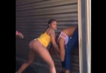 VIDEO. A început să facă ‘twerk’ în timpul bătăii! VIDEO. A început să facă 'twerk' în timpul bătăii!