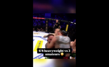 VIDEO. Mariusz Wach, un fost boxer de 2.03 m, a făcut KO 3 influenceri în MMA VIDEO. Mariusz Wach, un fost boxer de 2.03 m, a făcut KO 3 influenceri în MMA