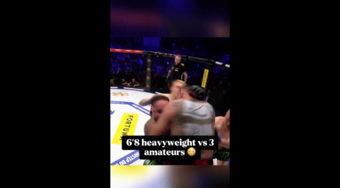 VIDEO. Mariusz Wach, un fost boxer de 2.03 m, a făcut KO 3 influenceri în MMA VIDEO. Mariusz Wach, un fost boxer de 2.03 m, a făcut KO 3 influenceri în MMA