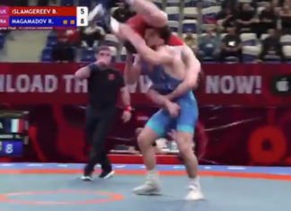 VIDEO. A reușit una dintre cele mai spectaculoase procedee din istoria luptelor libere! VIDEO. A reușit una dintre cele mai spectaculoase procedee din istoria luptelor libere!