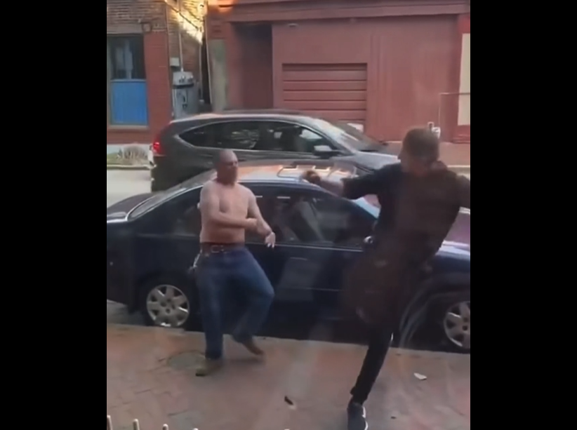 VIDEO. L-a bătut de l-a calmat instant!