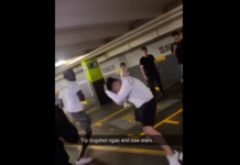 VIDEO. L-a făcut KO într-o parcare subterană! VIDEO. L-a făcut KO într-o parcare subterană!