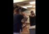VIDEO. Un bețiv intră într-o shaormerie să caute scandal… VIDEO. Un bețiv intră într-o shaormerie să caute scandal...