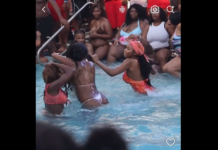 VIDEO. Bătaie între fete la piscină! VIDEO. Bătaie între fete la piscină!