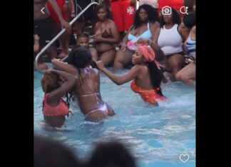 VIDEO. Bătaie între fete la piscină! VIDEO. Bătaie între fete la piscină!