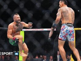 UFC 329: Conor McGregor s-a accidentat din nou, iar Max a câștigat fără dubii! (VIDEO) UFC 329: Conor McGregor s-a accidentat din nou, iar Max a câștigat fără dubii! (VIDEO)