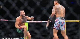 UFC 329: Conor McGregor s-a accidentat din nou, iar Max a câștigat fără dubii! (VIDEO) UFC 329: Conor McGregor s-a accidentat din nou, iar Max a câștigat fără dubii! (VIDEO)