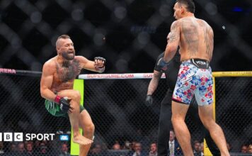 UFC 329: Conor McGregor s-a accidentat din nou, iar Max a câștigat fără dubii! (VIDEO) UFC 329: Conor McGregor s-a accidentat din nou, iar Max a câștigat fără dubii! (VIDEO)