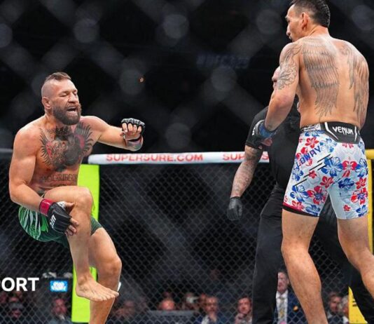 UFC 329: Conor McGregor s-a accidentat din nou, iar Max a câștigat fără dubii! (VIDEO) UFC 329: Conor McGregor s-a accidentat din nou, iar Max a câștigat fără dubii! (VIDEO)