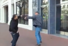 VIDEO. A încercat să ia la bătaie un bătrân și și-a luat knockout pe stradă! VIDEO. A încercat să ia la bătaie un bătrân și și-a luat knockout pe stradă!