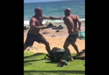 VIDEO. O luptă la plajă care s-a terminat înainte de a începe! VIDEO. O luptă la plajă care s-a terminat înainte de a începe!