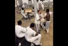 VIDEO. Knockout brutal într-o pușcărie! VIDEO. Knockout brutal într-o pușcărie!